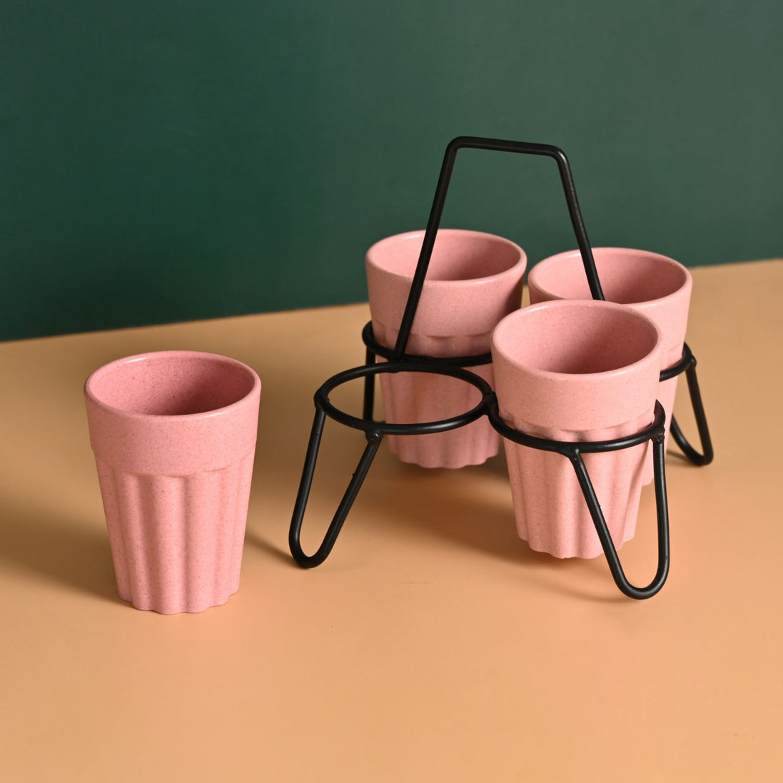 Chai Cup with Stand - Set of 4